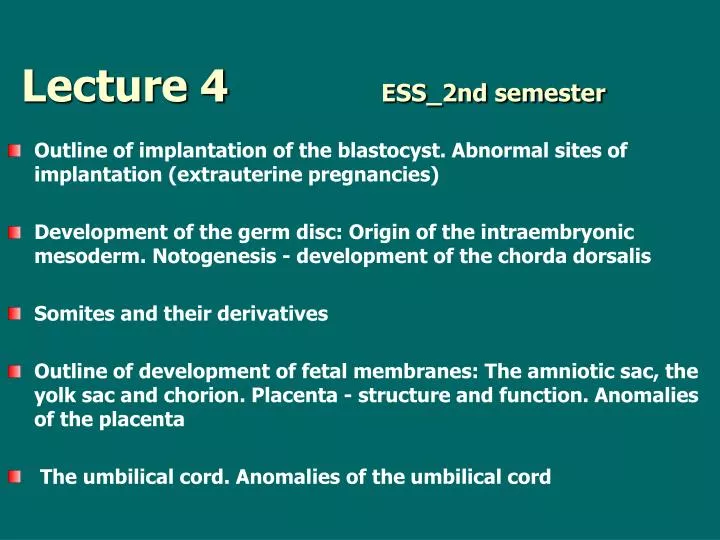 lecture 4 ess 2nd semester
