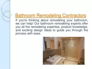 Bathroom Remodeling Diamond Bar