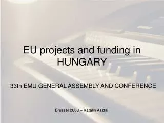EU projects and funding in HUNGARY
