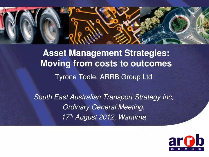 asset management strategies moving from costs to outcomes