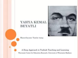 yahya kemal beyatli