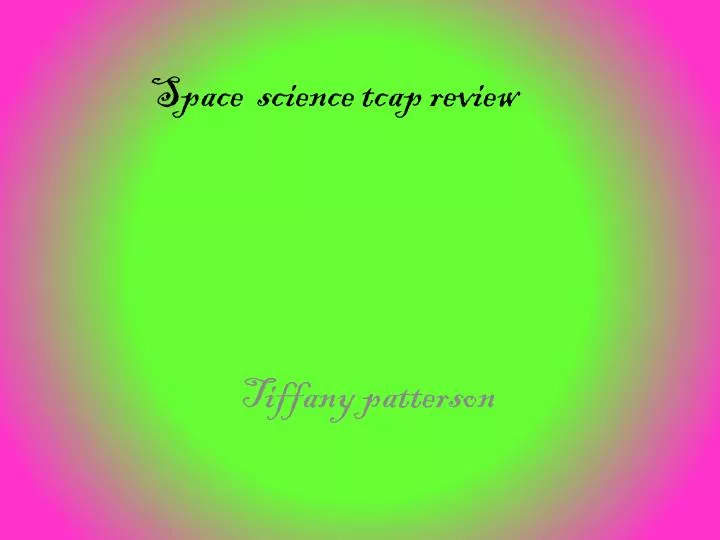 space science tcap review
