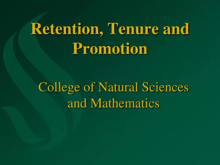 retention tenure and promotion