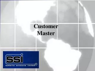 Customer Master