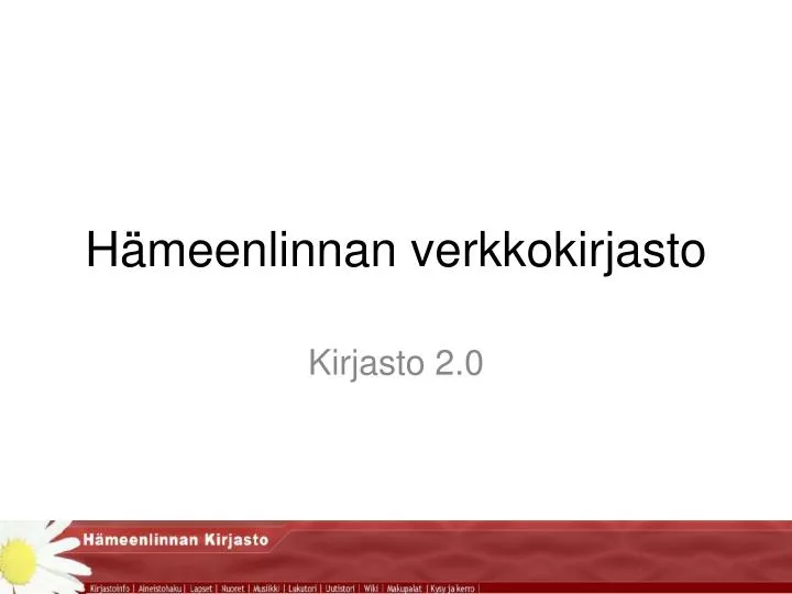 h meenlinnan verkkokirjasto