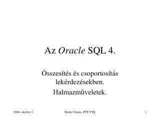 az oracle sql 4