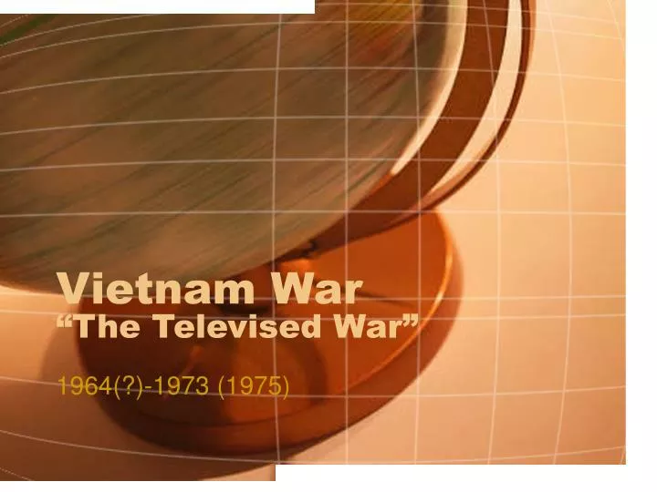 vietnam war the televised war