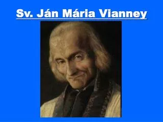 sv j n m ria vianney