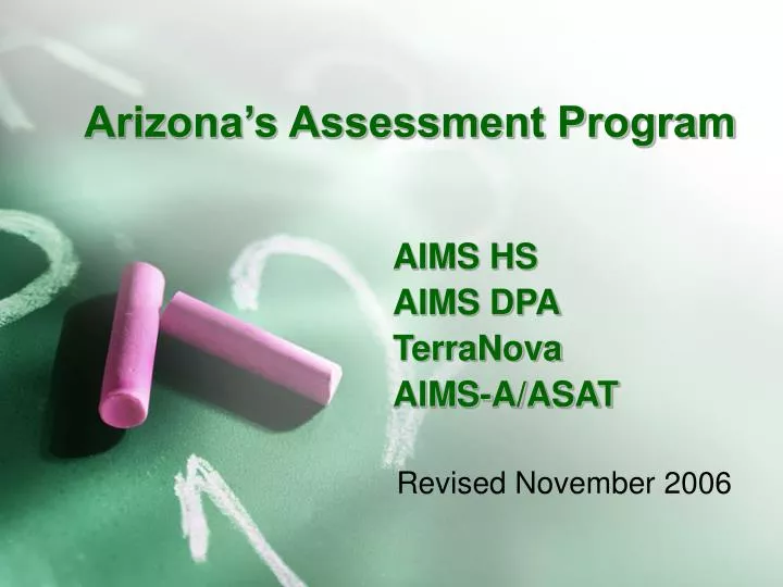 arizona s assessment program
