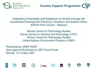 Integrating Vulnerability and Adaptation to Climate Change into