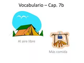 vocabulario cap 7b