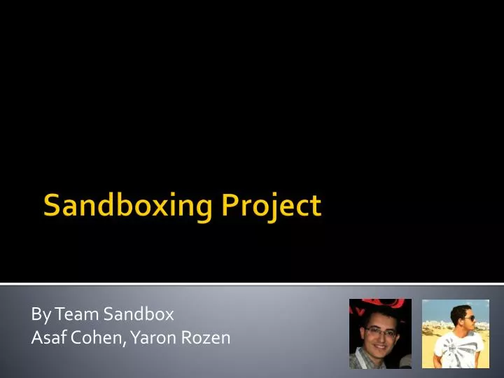 sandboxing project