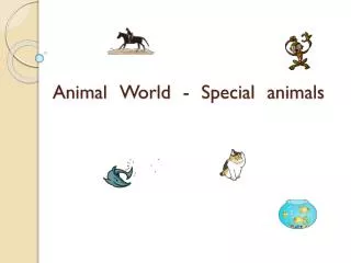 Animal World - Special animals