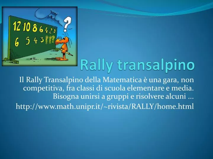 rally transalpino