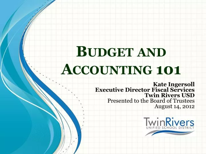 budget and accounting 101