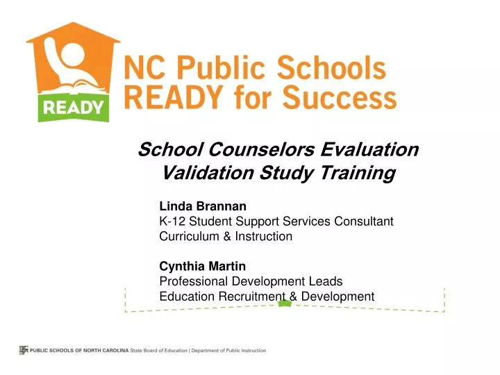 school counselors evaluation validation study training