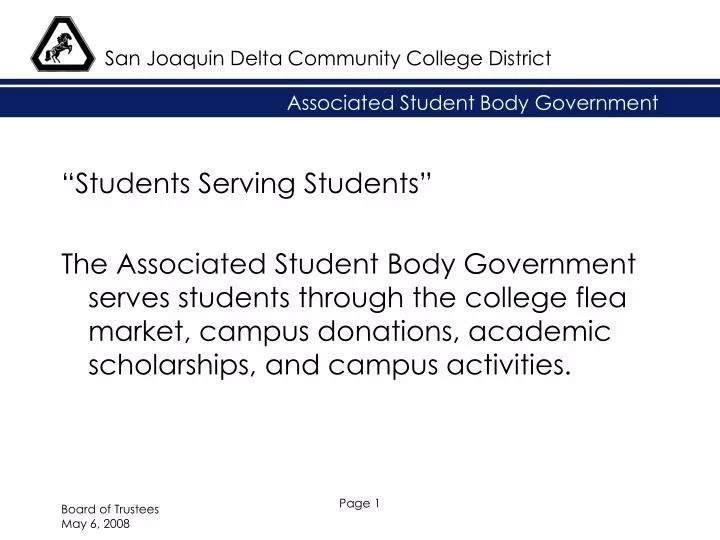 associated student body government