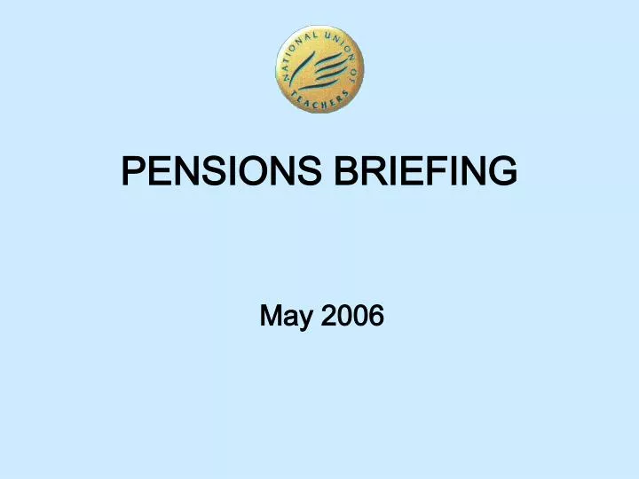 pensions briefing