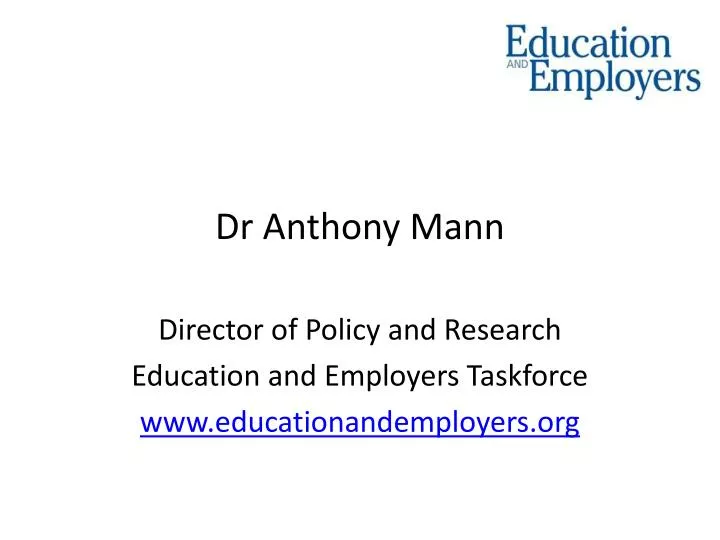 dr anthony mann