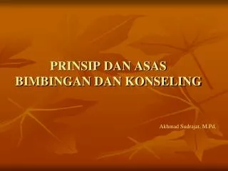 PPT - Bimbingan Dan Konseling PowerPoint Presentation, Free Download ...