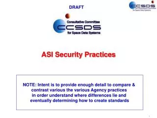ASI Security Practices