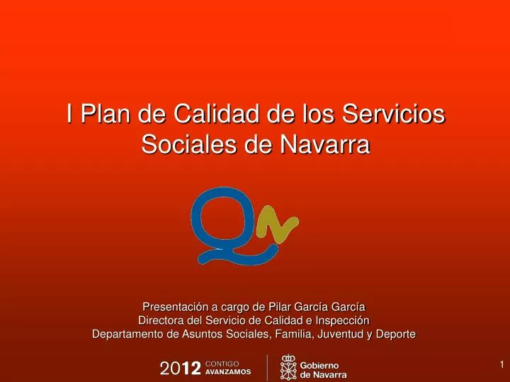 i plan de calidad de los servicios sociales de navarra