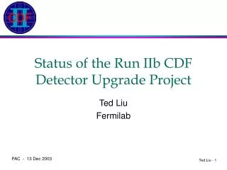 Status of the Run IIb CDF Detector Upgrade Project