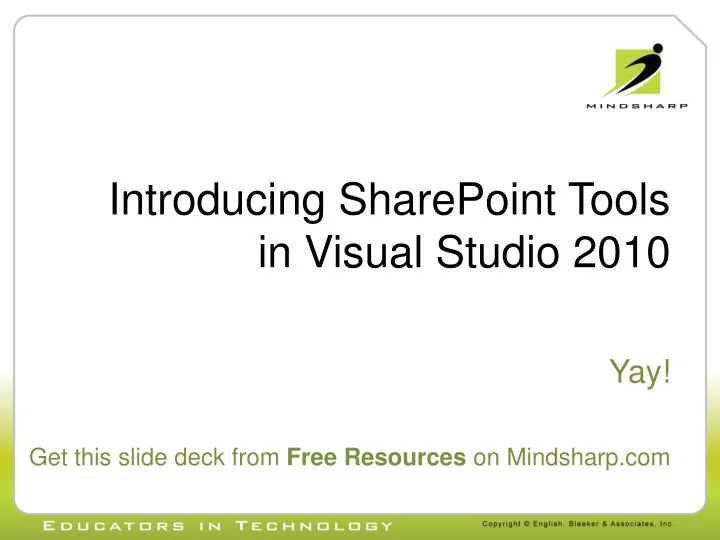 introducing sharepoint tools in visual studio 2010