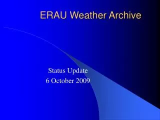 ERAU Weather Archive
