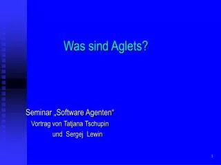 was sind aglets