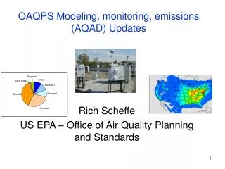 OAQPS Modeling, monitoring, emissions (AQAD) Updates