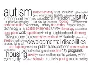 Autism Spectrum Disorders (ASD) in the U.S.