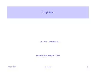 logiciels