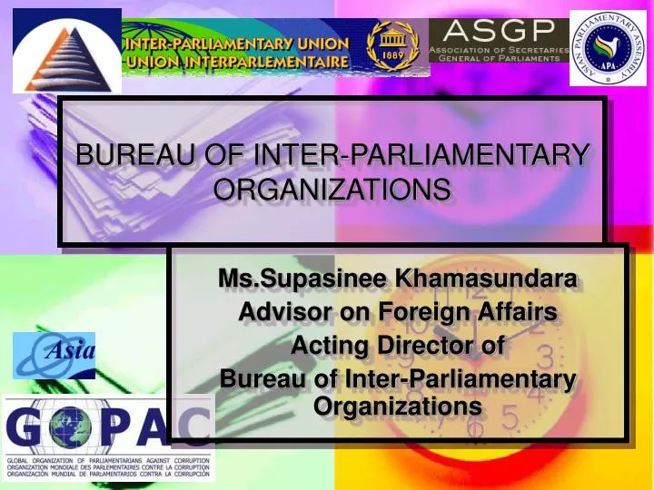 bureau of inter parliamentary organizations