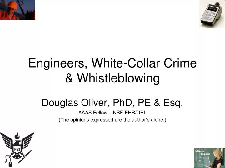 engineers white collar crime whistleblowing