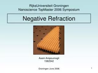 Negative Refraction