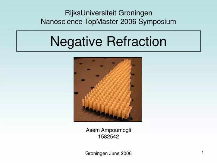 negative refraction