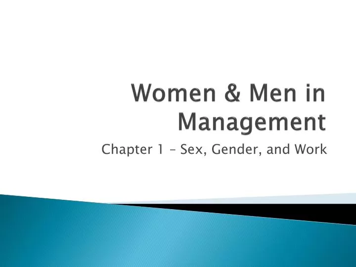 women men in management