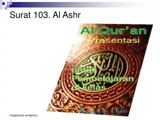 Surat 103. Al Ashr