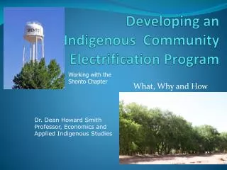 Developing an Indigenous Community Electrification Program