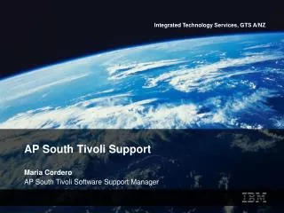 AP South Tivoli Support