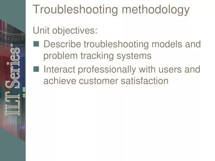 troubleshooting methodology
