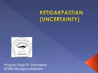 ketidakpastian uncertainty