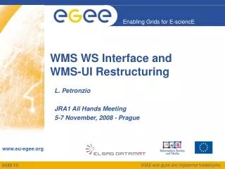 WMS WS Interface and WMS-UI Restructuring