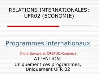 relations internationales ufr02 economie