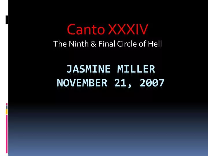 canto xxxiv the ninth final circle of hell