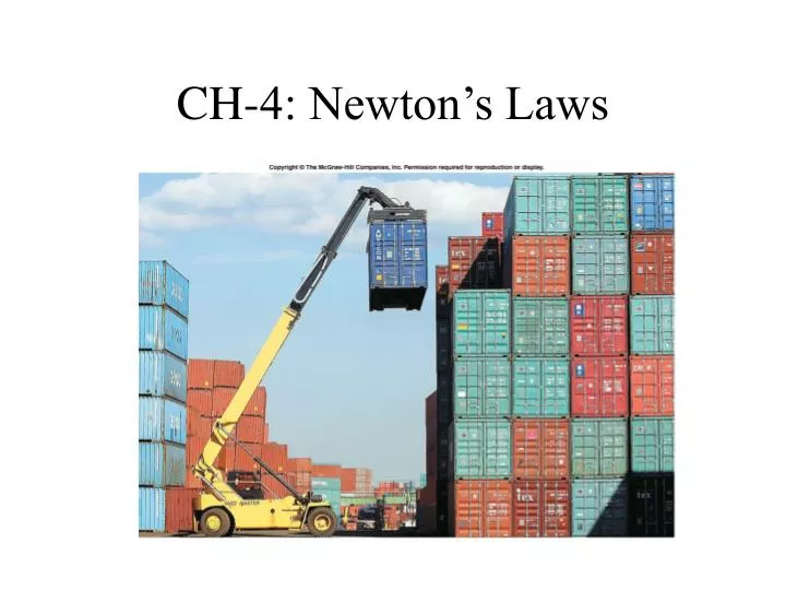 ch 4 newton s laws