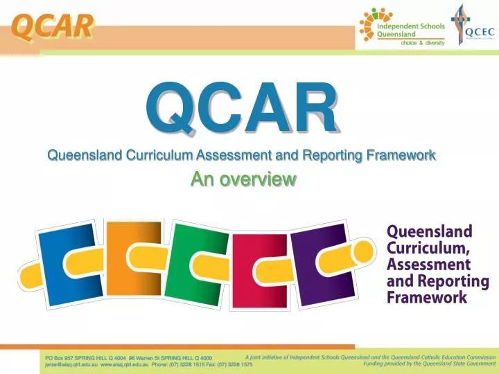 qcar queensland curriculum assessment and reporting framework