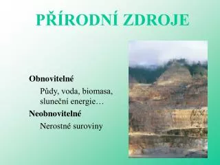 p rodn zdroje