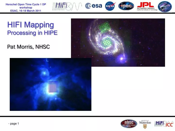 hifi mapping processing in hipe